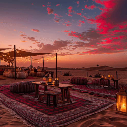 Экскурсия в пустыню из Хургады — бедуинская деревня"